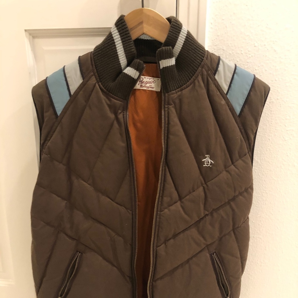 Penguin Brown Vest Medium